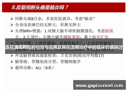 连花清瘟颗粒的功效与应用及其在流感治疗中的临床价值探讨